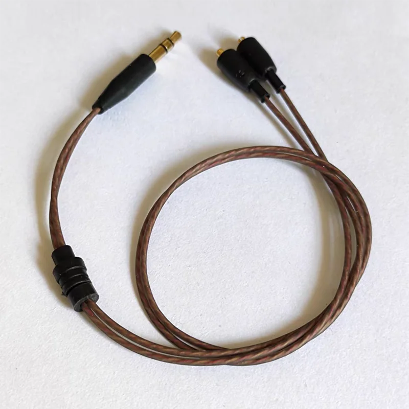 Odbiornik Bluetooth DIY dedykowany krótki kabel 35CM niestandardowy pin MMCX linia o równej długości z zaczepem na ucho opcjonalnie — zdjęcie produktu 3