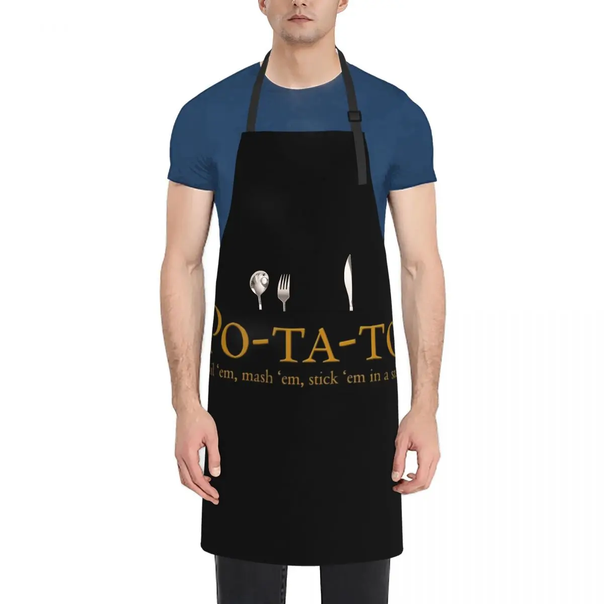 

Po-ta-to - boil 'em, mash 'em, stick 'em in a stew Apron Things For The Home Women's Dresses Kitchen Utensils Apron