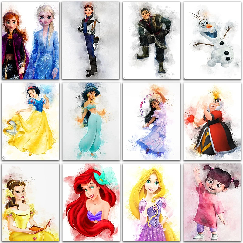 

5D DIY Diamond Painting Kit Paint Disney Frozen Snow White Princess Home Decor Full Square&Round mosaic embroidery Cross stitch