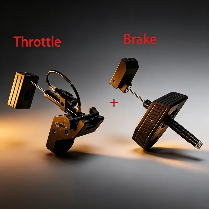 

For Thrustmaster T598 Pedal Simulated racing Modification Pedal Brake Throttle Adjustable Damping MOD Kit Brake Feel Upgrade