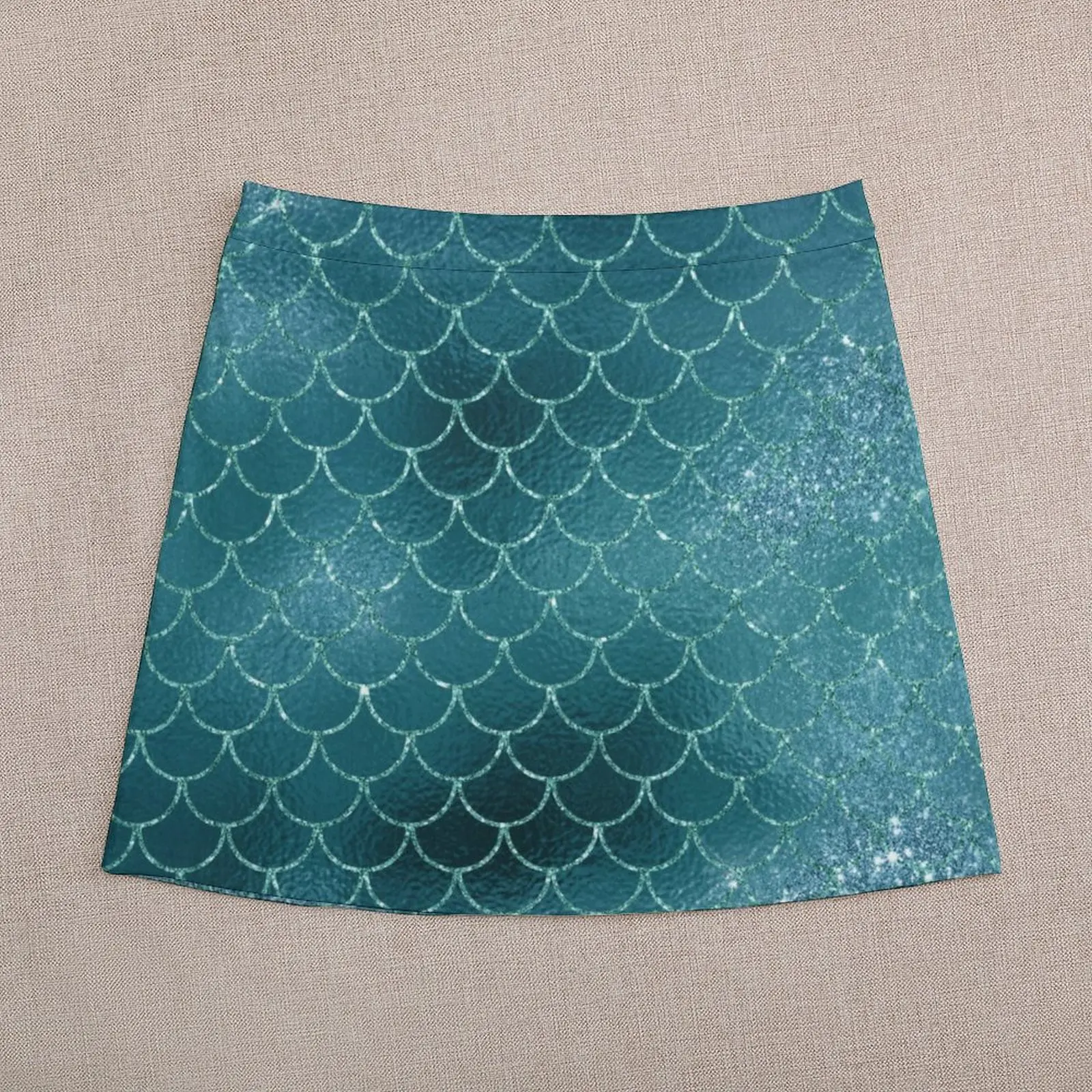 Mermaid Scales Mermaid Tail Mini Skirt cosplay summer clothes 90s vintage clothes