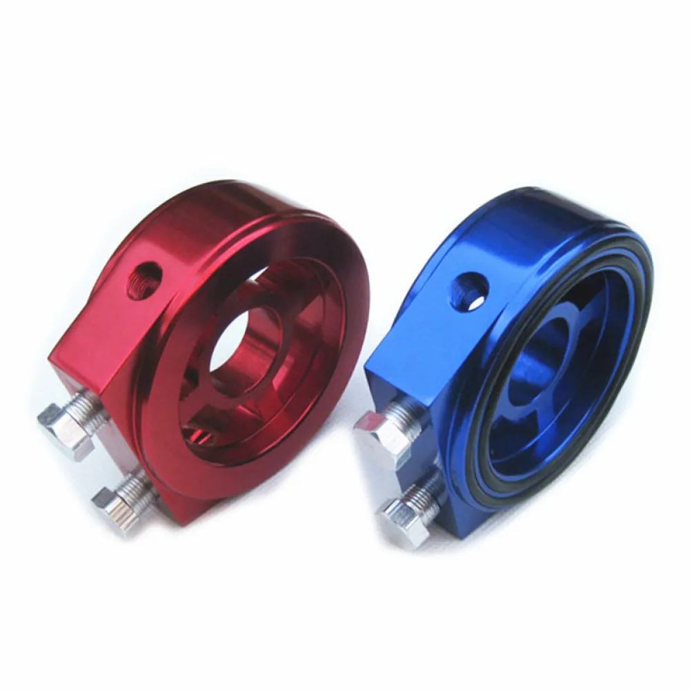 Auto Modification Oil Sensor Adaptor Racing Gauge Holder Mounting Plate Universal Instrument Accessories Black
