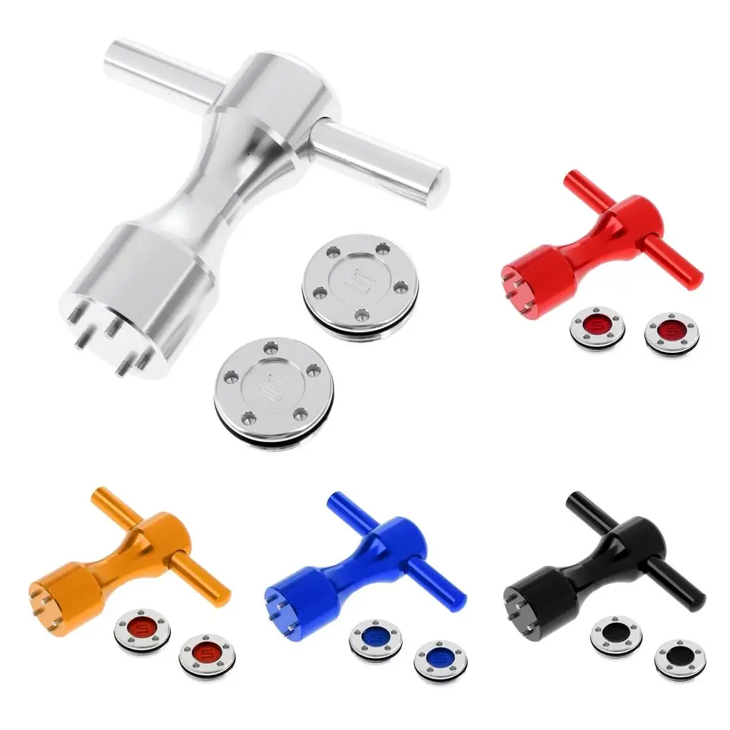 

Golf Putter Weights Aluminum Alloy Adjustable Custom Screw Wrench Tool for Putters Golf Accessories