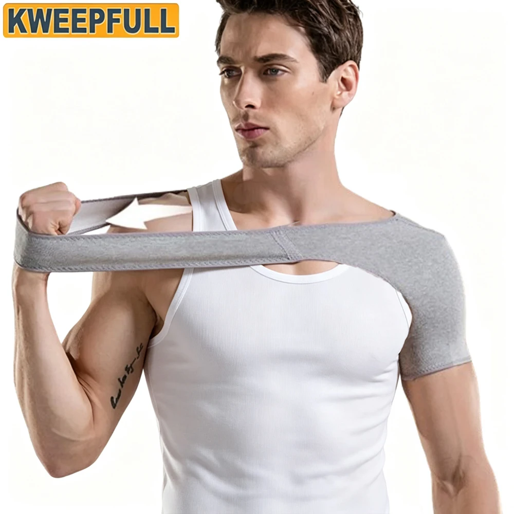 Compression Shoulder Brace, Shoulder Support Brace, AC Joint Rotator Cuff Brace, Adjustable Shoulder Strap Compression Sleeves