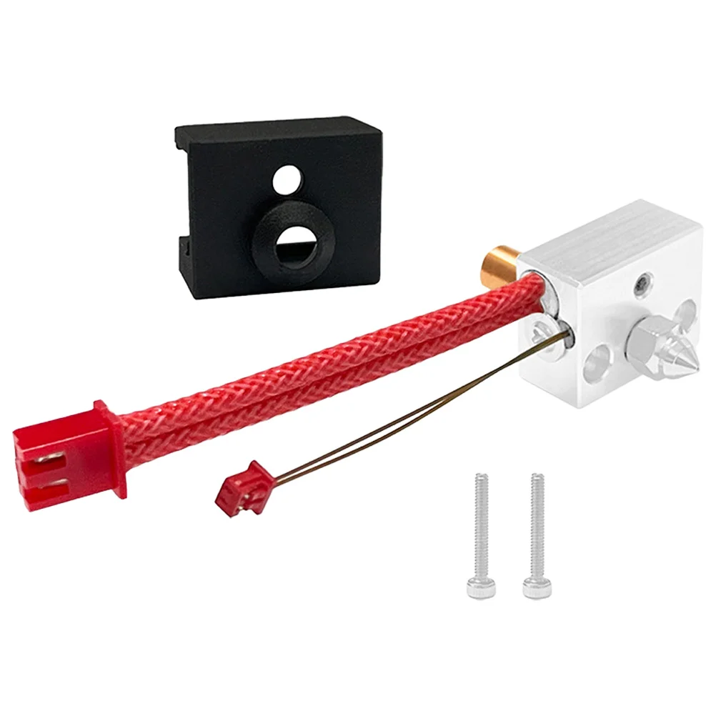 

1 set 1 Set 3D Printer Extruder Head 0.4Mm Brass Nozzle High-Temperature Durable For 3D Printing Extruder Parts Accessory Tool