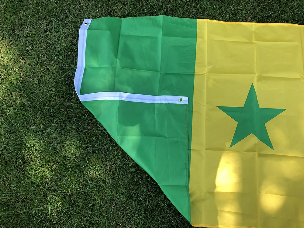 skyflag Senegal flag 90x150cm 3x5 Feet Super Poly football FLAG Indoor Outdoor Senegal Polyester hanging Flags