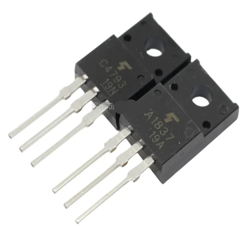 2SA1837 2SC4793 TO-220F  A1837 C4793  Audio Pair Transistor  for audio amplifiers and high-frequency power amplifier circuits