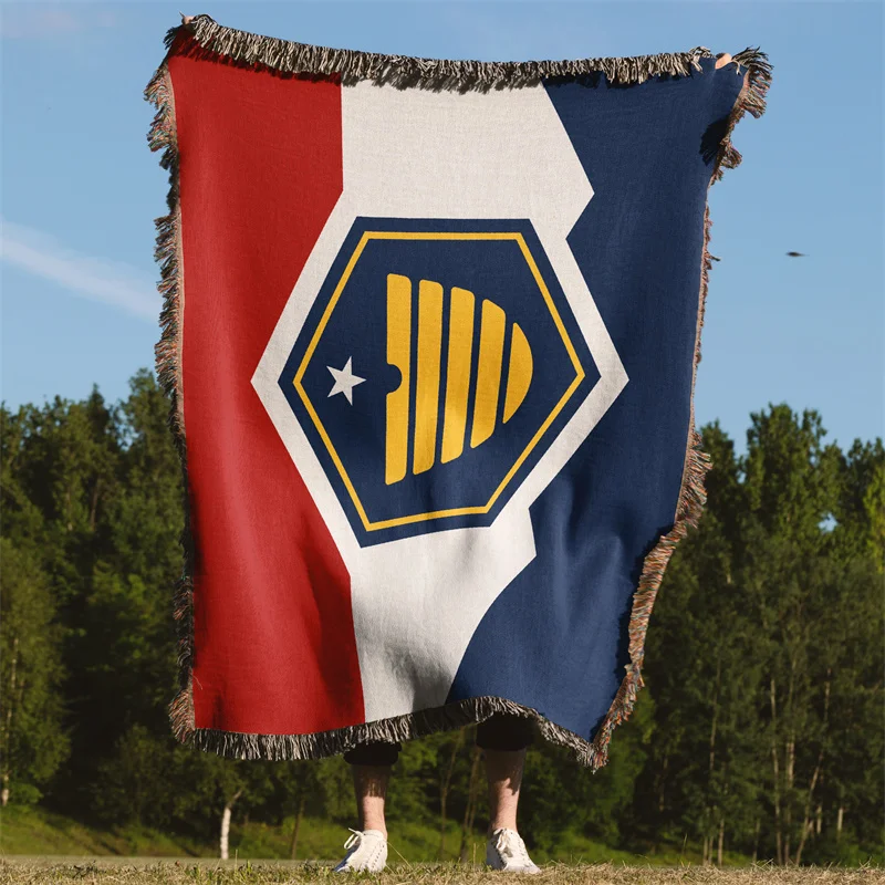 

Aertemisi Utah Соединенные Штаты Америки Жаккардовое тканое одеяло с бахромой