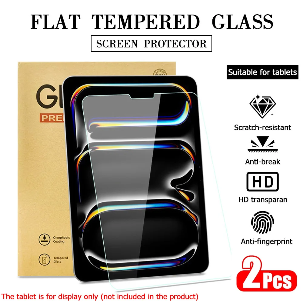 

Tempered Glass Screen Protector For Samsung Galaxy Tab S10 FE S9 S8 S7 S6 lite Clear Glass Film for Tab A9 Plus A8 Lite 11 inch