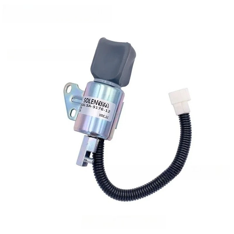 12V Fuel Shutdown Sole noid Valve Fits  1756ES-12SUC5B1S5 SA-5176-12 SA-4899-12 for Kubota D722 D902 Z482 Engine
