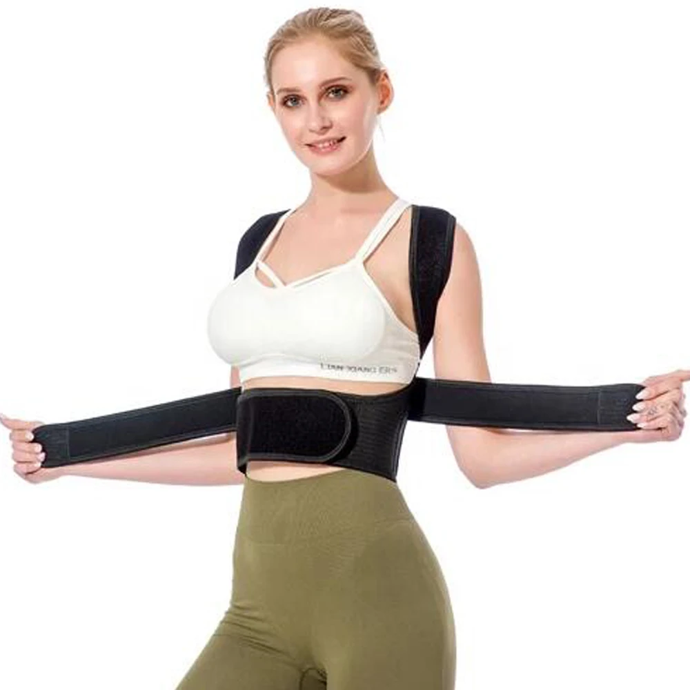 4XL Bar Shoulder Bone Care Support Correction Back Brace Straightener Posture Corrector Vest Scoliosis Back Orthopedic Belt