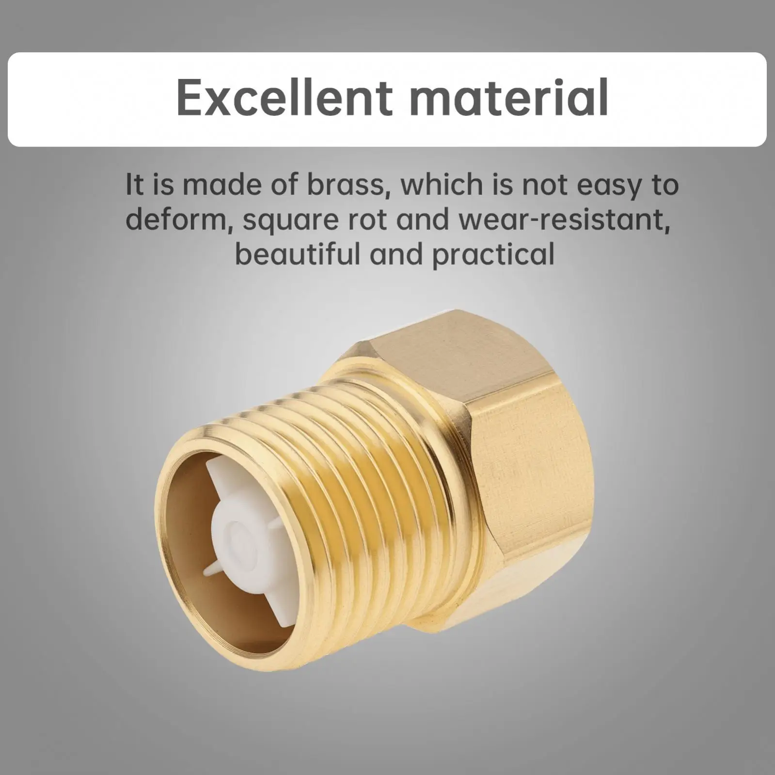 2 Stück Messing Einweg-Rückschlagventil für Wassertürme, Warmwasserbereiter, Toilette, Innengewinde auf Außengewinde, Rückflussverhinderer, Rückschlagventil