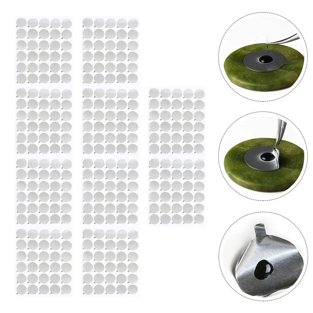 Coussinets autocollants jetables, outil de greffage pour Extensions de cils, porte-colle, joint d'extension de cils, autocollant de colle pour faux cils