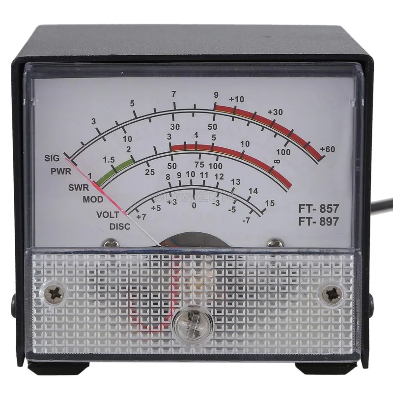 External S Meter/SWR/Power Meter display for Yaesu FT-857/FT-897 Metal Cover