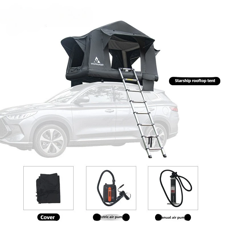 

197*130*115cm Roof Tent, Integrated Inflatable Car Outdoor Self-driving Tour, Camping Frame Car Tent
