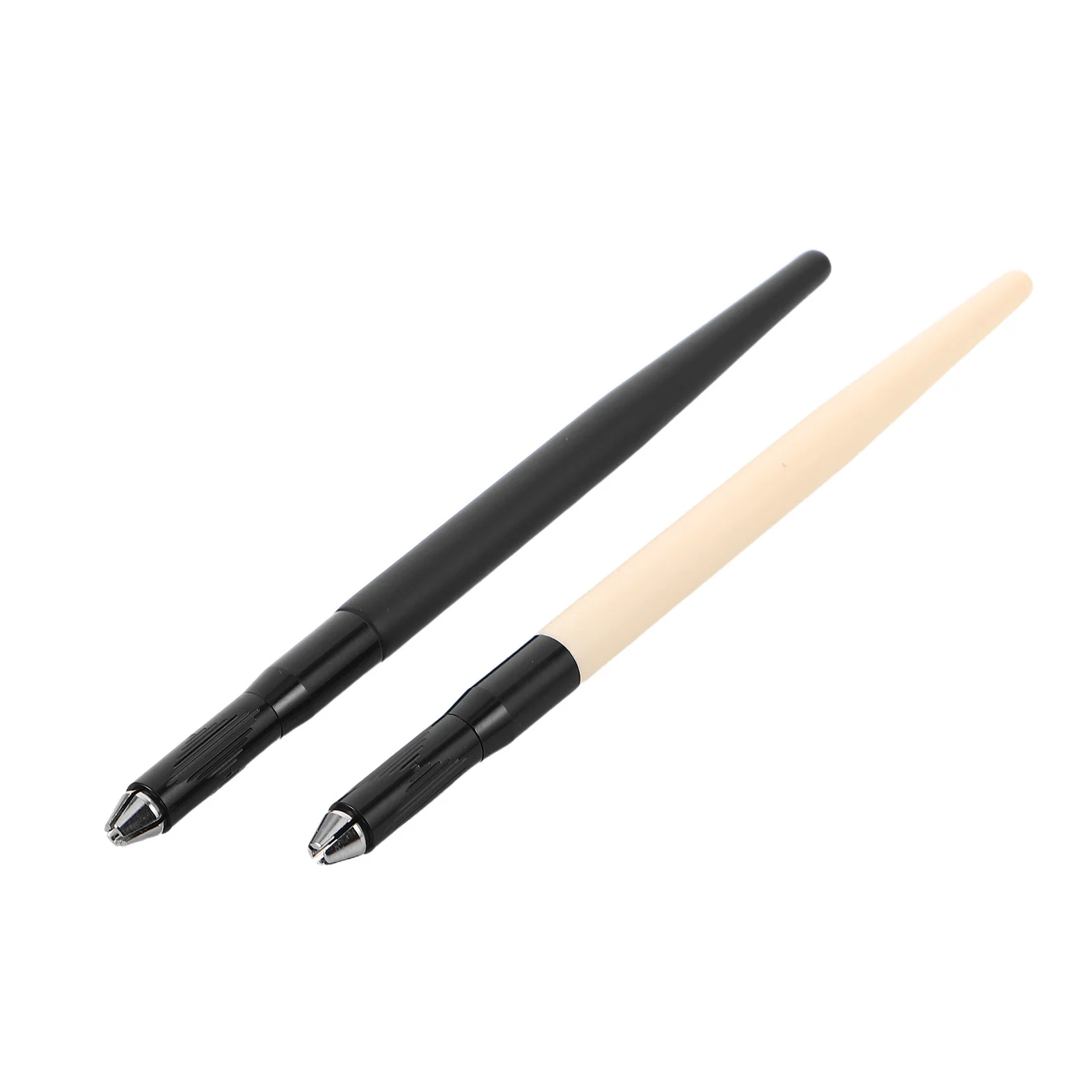 

2 шт., ручной инструмент для микроблейдинга, ручка, матовая деревянная ручка для точного татуировки бровей, строительный маркер для бровей