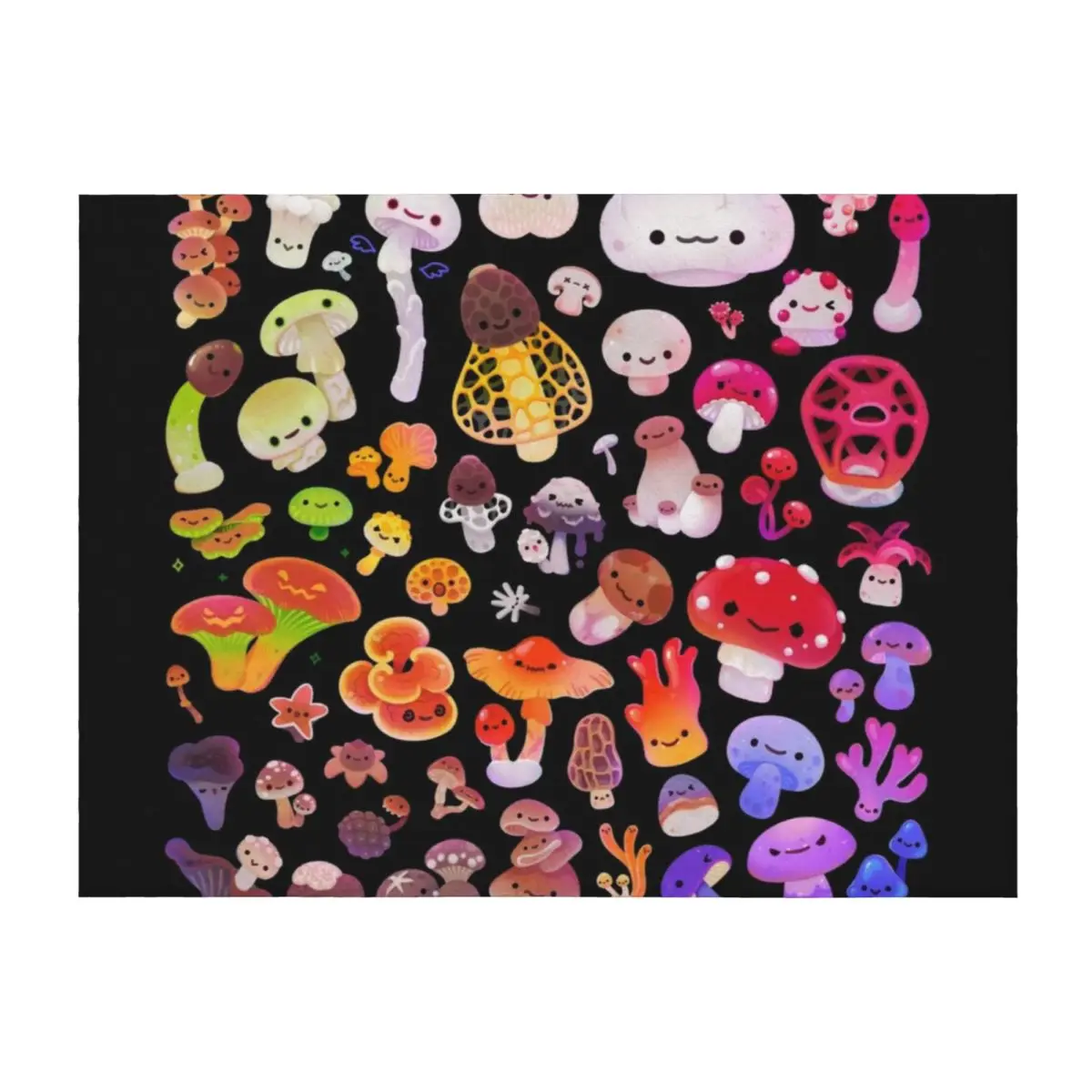 

Mushroom Throw Blanket Luxury St warm for winter Luxury Brand Nap Blankets