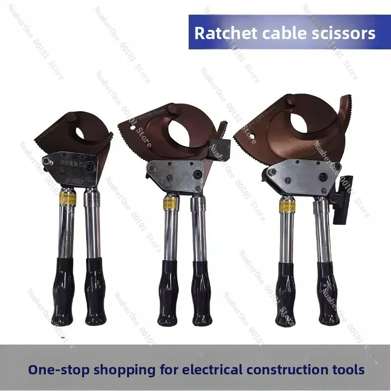 

Ratchet Cable Cutter Steel Strand Scissors Steel Core Aluminum Strand Copper Aluminum Wire Cutting Pliers Cable Cutter Ge