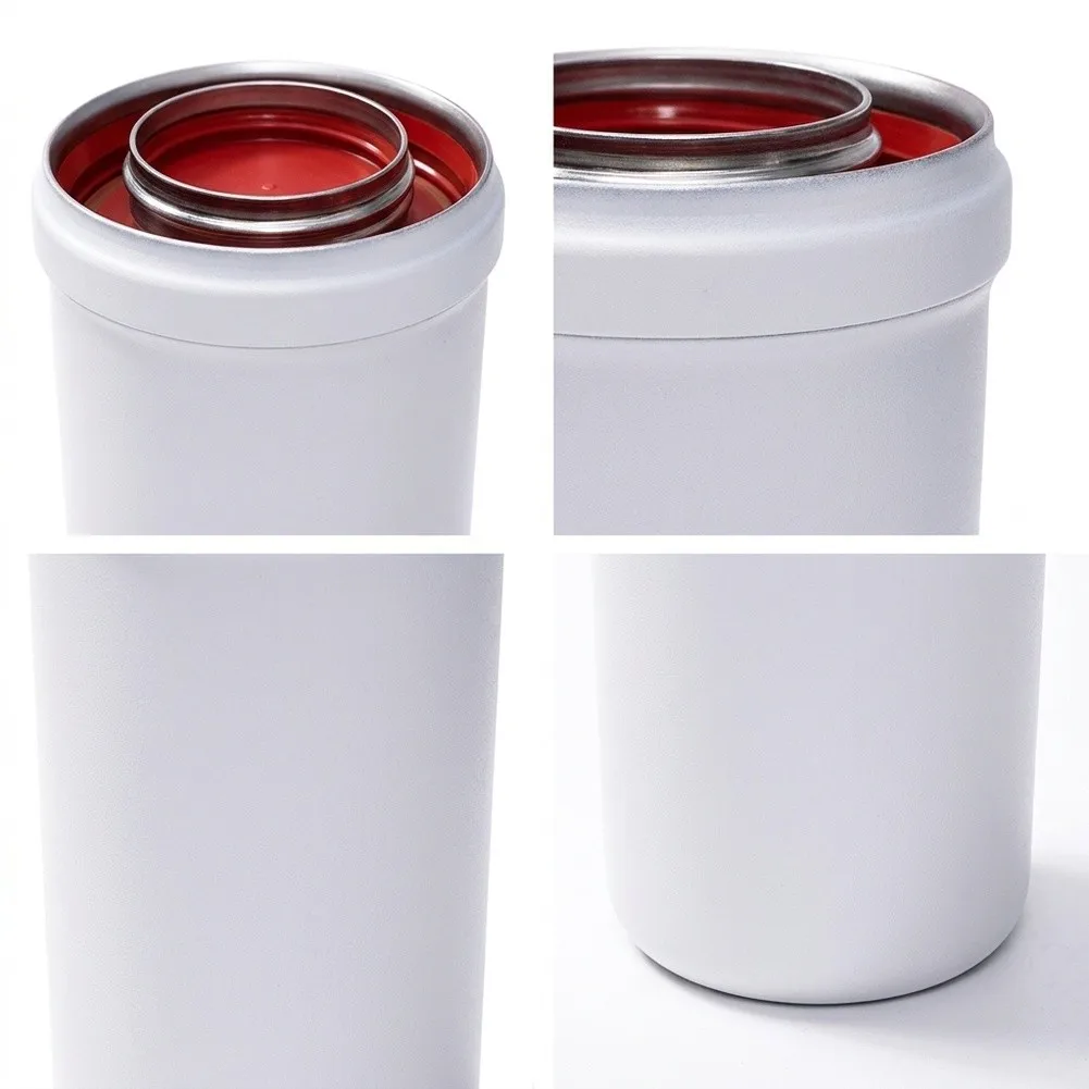 Detachable Aluminum Alloy Stove Chimney Flue Extension For Outdoor Heating - Secure Fit & Heat Resistant White Pipe