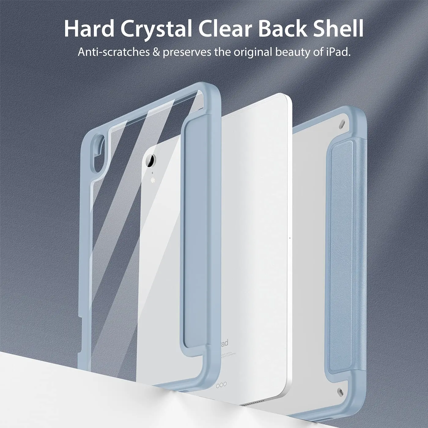 Funda híbrida triple para iPad Mini6 6. a generación 8,3 pulgadas Mini7 A17Pro Mini 7. a generación cubierta magnética desmontable con portalápices