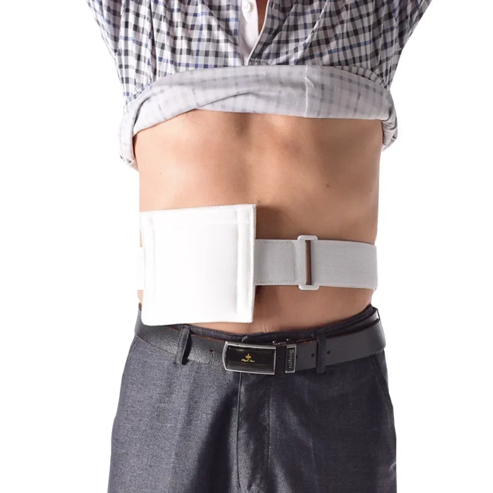 

Adjustable Abdominal Permeation Belt Washable Pocket Dialysis Portable Tube Holder Abdominal Black Belt Fully Open Care Belt New