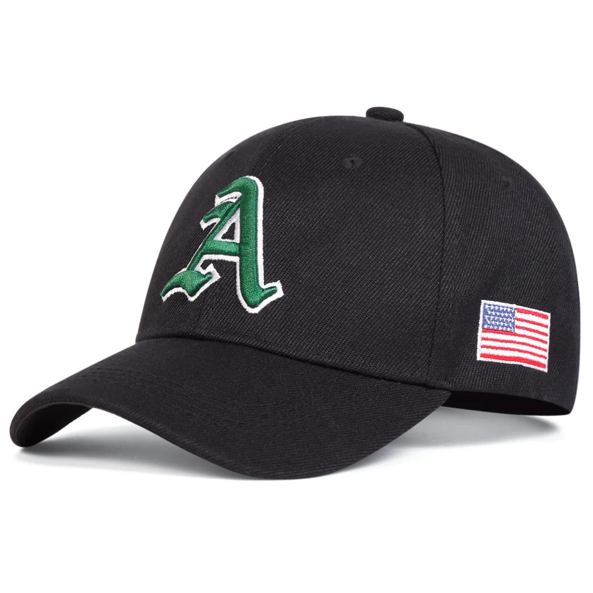 للجنسين القوطية رسالة جانب العلم الأمريكي التطريز قبعات البيسبول ربيع الخريف في الهواء الطلق قابل للتعديل قبعات عادية قبعة واقية من الشمس