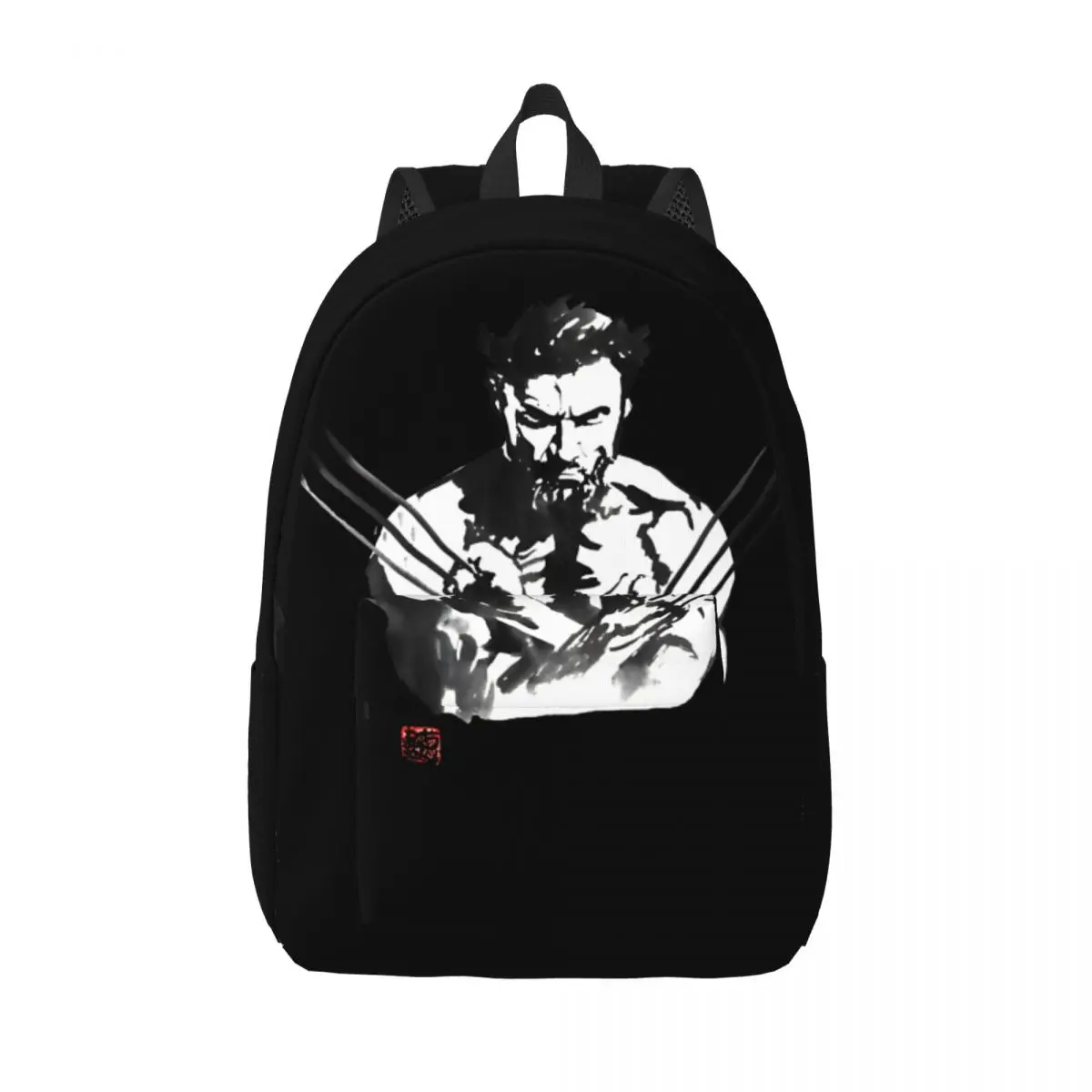 Wolverine_3 Storage Bag Deadpool And Wolverine Office Staff Portable For Work Office Birthday Gift Zipper Closure Bookbag