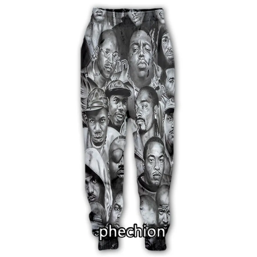 

phechion New Men/Women Ice Cube 3D Printed Casual Streetwear Men Loose Sporting Long Trousers K185