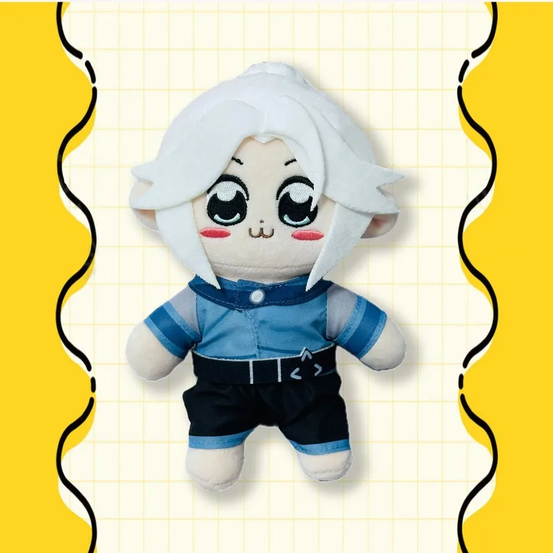 20CM Game Anime Attribute VALORANT Jett Sage Adorable Cat Witch Plush Stuffed Cotton Doll Toy Cosplay Kawaii Dolls Gifts