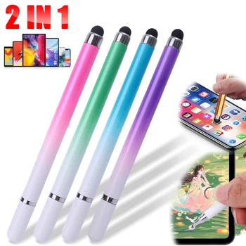 4/1 pacote caneta stylus elegante para telas sensíveis ao toque lápis desenho tablet telefone ponta stylus capacitiva para ipad iphone samsung android