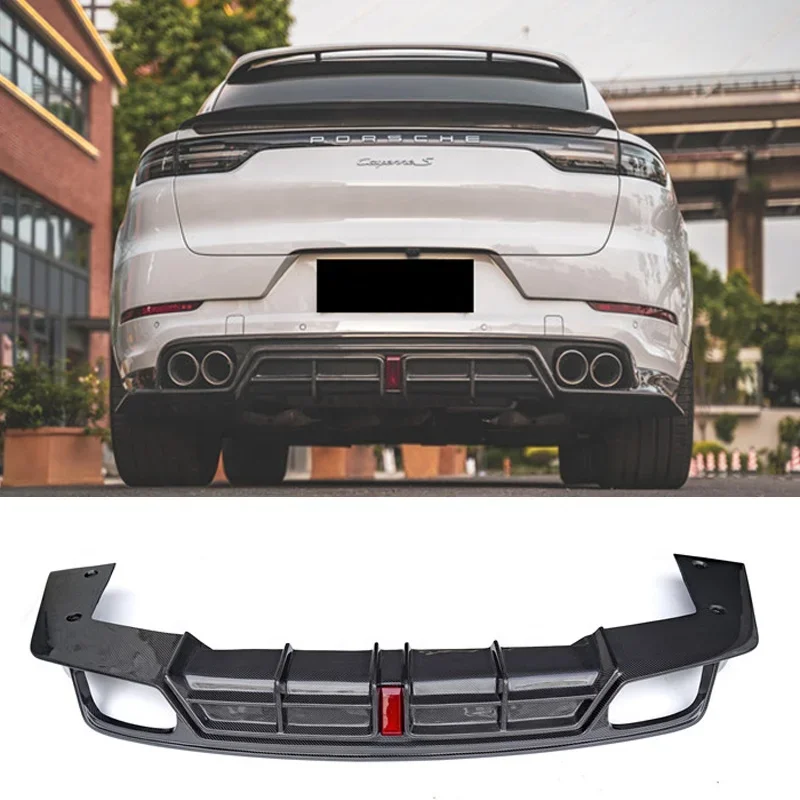

Exclusive 2025 for Cayenne Turbo GTS CMST Style Carbon Fiber Rear Diffusible Spoiler Body Kit for Porsche Cayenne 2019-2022