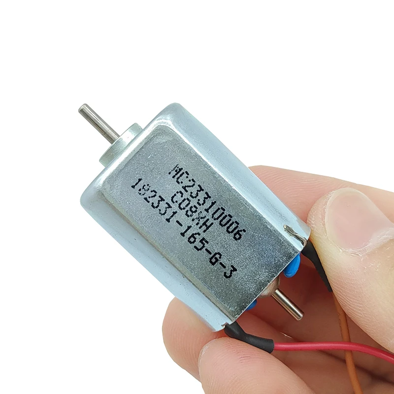 

DC 6V 9V 12V 18V 24V 24000RPM High Speed Carbon Brush Dual 2mm Shaft 24mm Electric Motor DIY RC Car Rail Train Hobby Toy Model