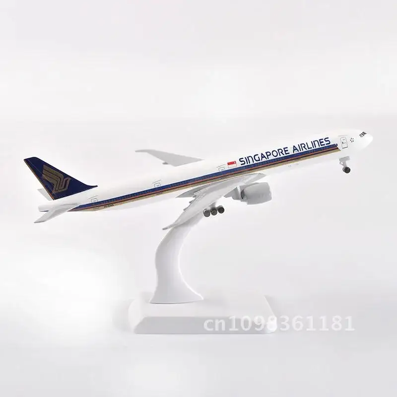 JASON TUTU 20cm Singapore Boeing 777 Plane Model Airplane Diecast Model Metal Dropshipping Aircraft planes factory 1:300 Model