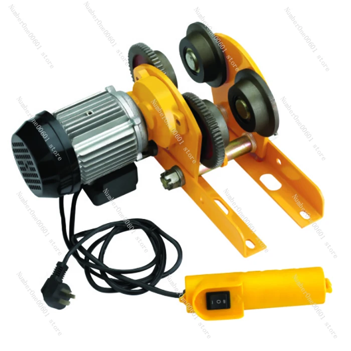 Electric Winch 220v Mini Wire Rope Hoist 1p  500kg Small 12V        with Motorized Trolley