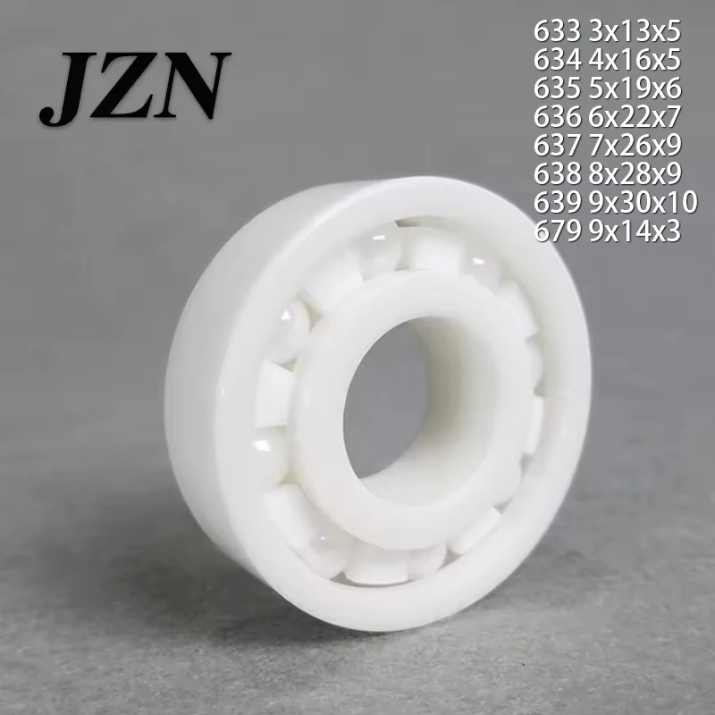

1/5/10PCS Corrosion-resistant zirconia ceramic bearing 633 634 635 636 637 638 639 679 CE High smooth and high precision