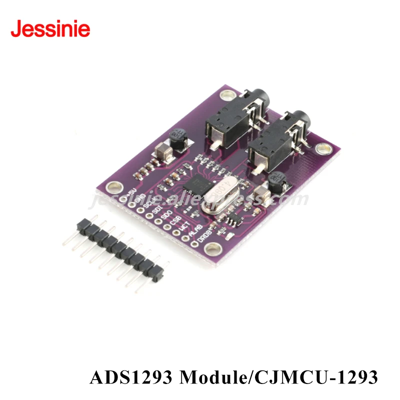ADS1293 Digitales Elektrokardiogramm-Modul (EKG) Physiologische Signalmessung 3-Kanal 24-Bit Analoges Frontend
