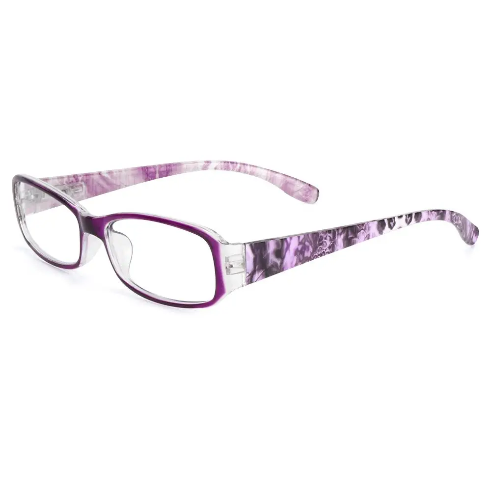 

Women Flowers Vintage Portable Eye Protection Anti-Blue Light Eyeglasses Reading Glasses Ultra Light Frame