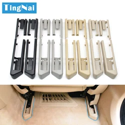 4pcs Set Car Seat Sliding Track Bonnet Rail Trim Cover For BMW 5 7 Series F10 F11 F01 F02 520 523 525 528 530 730 740 750 760