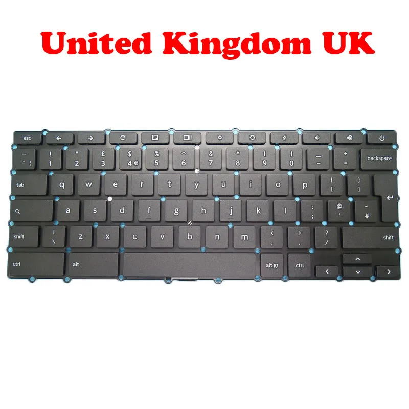 US UK BR TI Keyboard For PCmerge Education Chromebook PCM-116E-416B PCM-116E English US Thailand TI Brazil BR UK NO Frame New