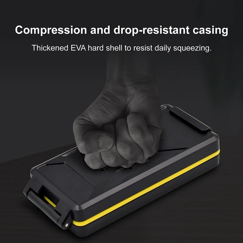 MSATA Hard Disk Case SSD Case Portable Mobile Storage Box Thickened EVA Shell Hard Disk Storage Box