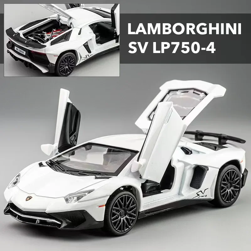 1:32 Lamborghinis SV LP750-4 Alloy Sports Car Model Diecast & Toy