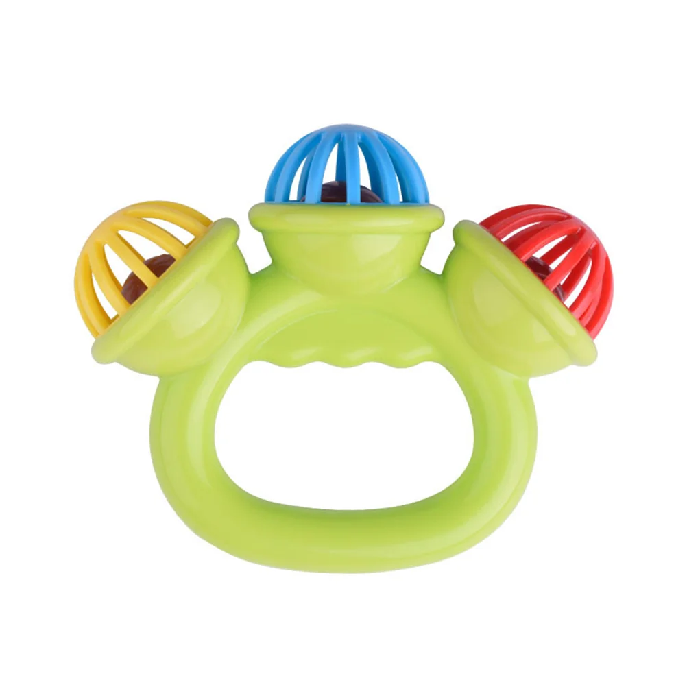 Tambourine Jingle Bells para crianças, Brinquedos de instrumentos musicais, Toddler Educational Handbells, 4 pcs