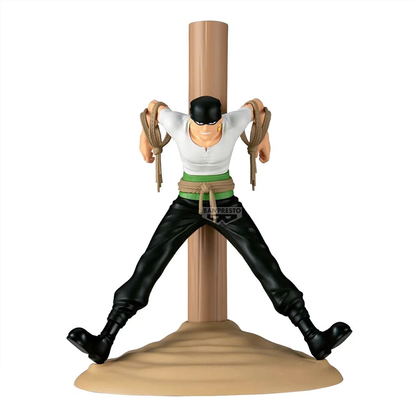 Oryginalna figurka BANDAI BANPRESTO Figlife ONE PIECE Roronoa Zoro 17cm z PVC, model zabawki, figurka anime, ozdoba, statuetka - dostępna od ręki.