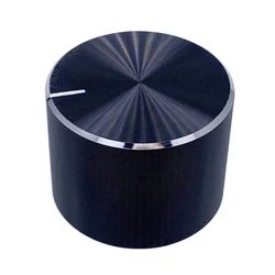 20*17mm Aluminum Alloy Potentiometer Knob Encoder Volume Control Audio Knob for 6mm Shaft Hole ( Knurled Shaft Dia)