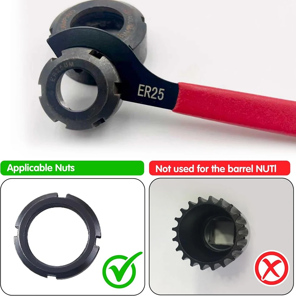 (AA91) 10pcs Coilover Spanner Wrench Set for Suspension System and Shock Adjustment, Non-Slip Hook C Design