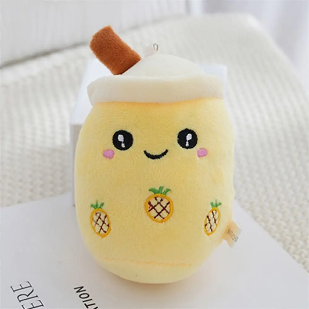 

Plush Doll Bubble Tea Keychain Fruit Tea Keyholder Milk Tea Keyring Stuffed Boba Cartoon Boba Doll Plush Toys Birthday Gifts