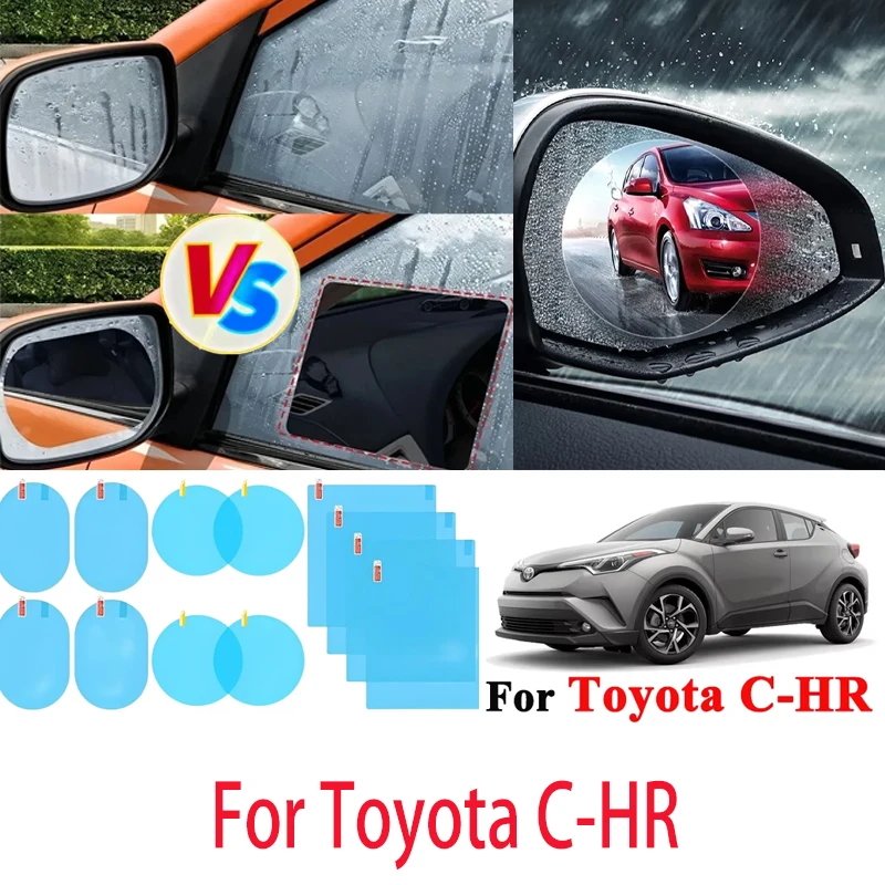 

For Toyota C-HR C HR Car and motorcycle rearview mirror waterproof anti fog defrosting transparent window waterproof film