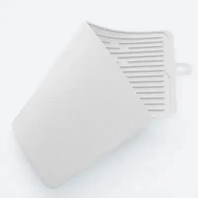 

Dish Drying Mat Silicone Kitchen Countertop Waterproof Non-Slip Easy Clean Large Multi-Function Sink Dry Pad For Plates Cups