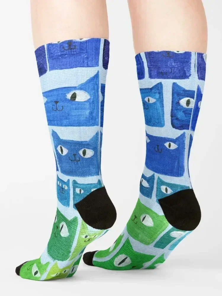 More Cats Socks summer anti-slip Christmas FASHION Socks Male Women's