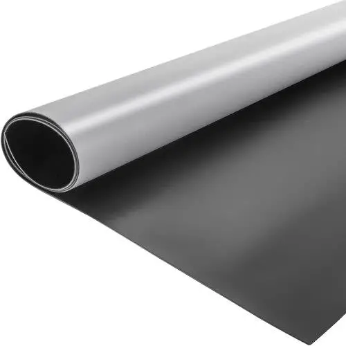 Portable 6.6x49.2ft Dance Floor Roll - PVC Non-Slip, Wear-Resistant, Easy-Clean Grey/Black for ballet & Practice